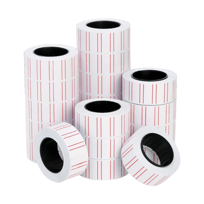 21x12mm thermal price tags, ideal for retail, promotions, and product pricing displays